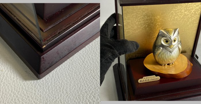 訳あり‼️武比古 作 TAKEHIKO 純銀 ふくろう 置物SILVER999 訳あり‼️武比古 作 TAKEHIKO 純銀 ふくろう 置物SILVER999