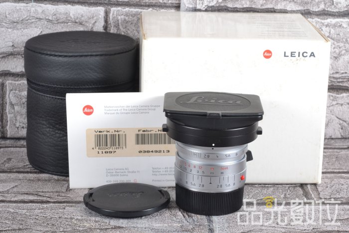 品光數位】Leica ELMARIT-M 21mm F2.8 ASPH 11897 E55 定焦