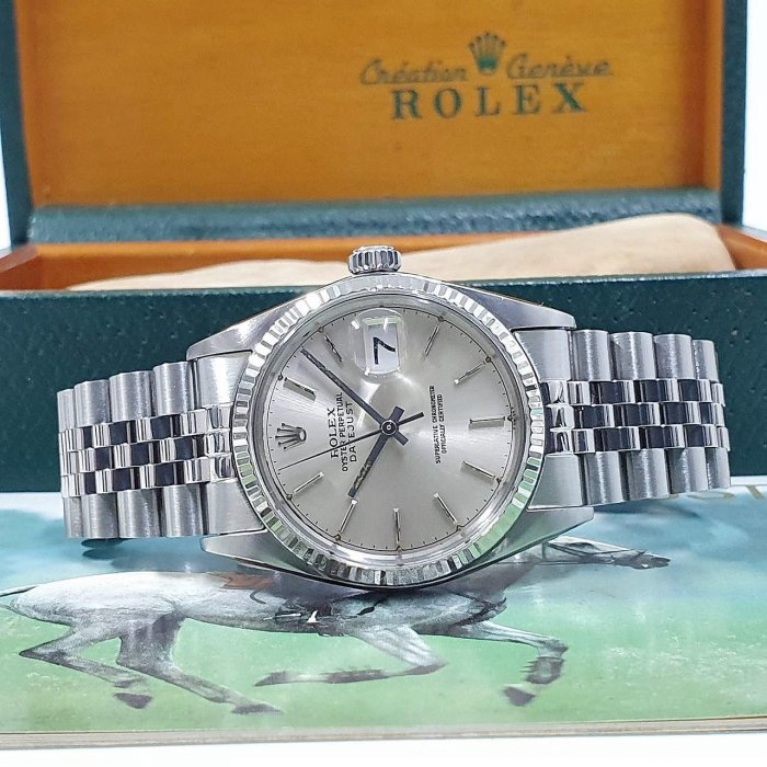 大眾名錶】ROLEX 勞力士16014 Datejust 蠔式日誌型銀色面盤經典百搭400