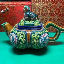 両獅子　置物　智盧　陶光　林智信　交趾焼　陶磁器　台湾交趾 台湾 交趾焼 双獅(林 智信 作) - メルカリ