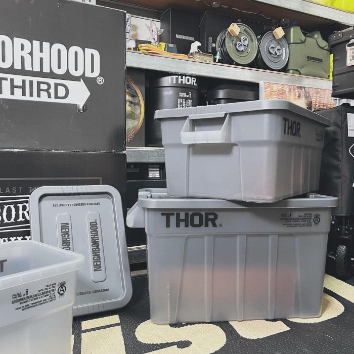 NEIGHBORHOOD - NEIGHBORHOOD SRL THOR 53L CONTAINER 天板付 53L THOR Stackable Storage Box – THOR Storage