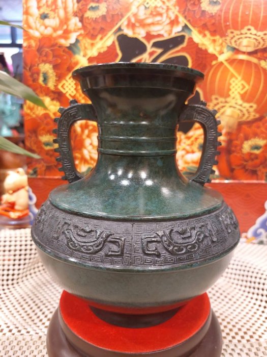 龍 モチーフ 龍巻 花瓶 花器 金属製 銅? インテリア 金属製の壺 龍 モチーフ 龍巻 花瓶 花器 金属製 銅? インテリア 金属製の壺
