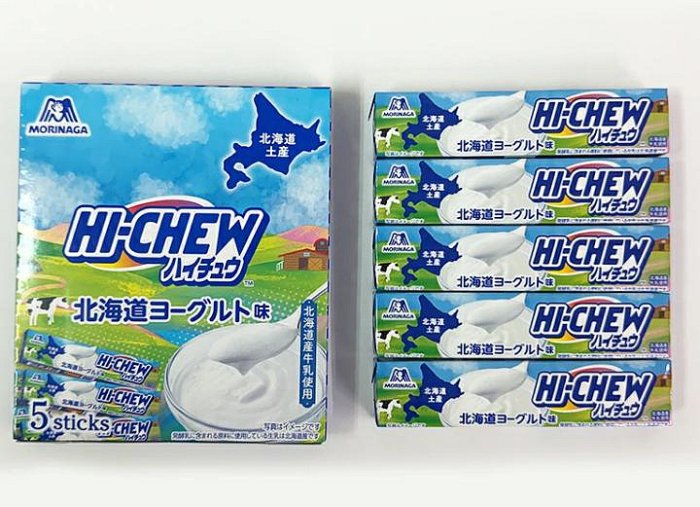 ＊日式雜貨館＊日本 北海道限定 森永 優格軟糖 嗨啾 HI CHU 優格風味軟糖 森永 軟糖 優格軟糖5入盒裝