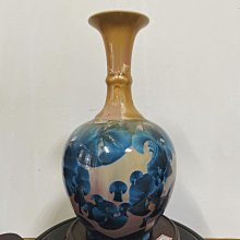 結晶釉青松窯花瓶_高23寬11公分| Yahoo拍賣