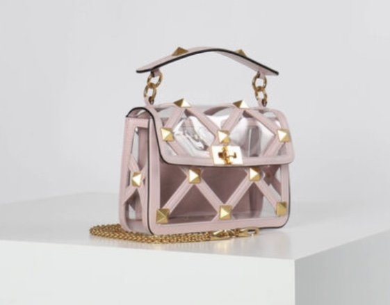 VALENTINO GARAVANI 鉚釘 PVC rockstud 卯釘 鏈包 鏈揹包 側揹包 手拿包 斜揹包 晚宴包