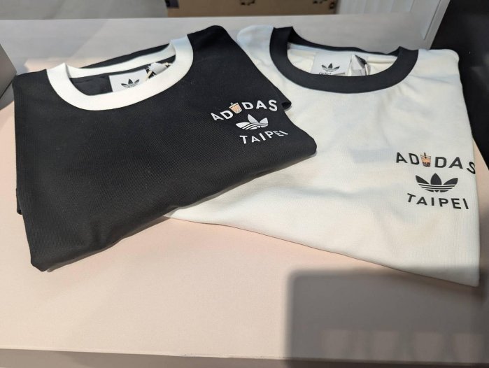 南🔥2025 2月 ADIDAS 短袖上衣 台北限定 珍奶 珍珠奶茶 休閒 復古 男女款 白KE1333 黑KE1334