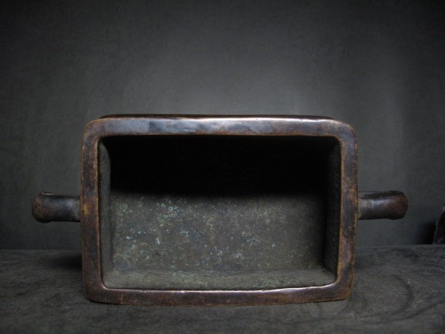 老銅爐◎ 軸耳方式四足銅香爐【水雲居款】 | Yahoo拍賣