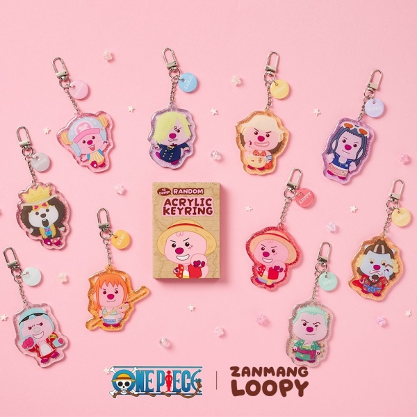 LOOPY 露比 x ONE PIECE 航海王 壓克力鑰匙圈盲盒(隨機出貨)【拆封不退】