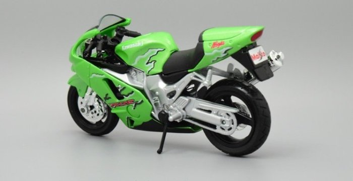 阿莎力1:18 1/18 川崎Kawasaki Ninja ZX-12R 美馳圖Maisto 摩托車重機
