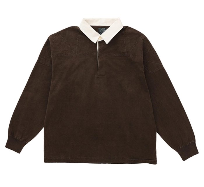 visvim LARKHAM L/S RUGGER ラガーシャツ　ポロ VISVIM 0224905010001 LARKHAM L/S RUGGER (N.D.) POLO上衣。太陽選物