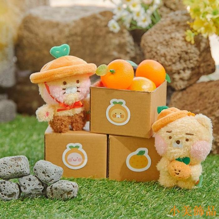 【KAKAO FRIENDS】済州 JEJU★Tangerine fluffy key ring KAKAO FRIENDS】済州 JEJU☆Hanrabong Face Keyring 3ea SET