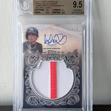 2021 Topps Ichiro Suzuki  鈴木一朗 限量 球衣簽 鑑定卡  BGS 9.5  AUTO 10