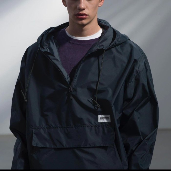 ジャケット・アウター 23SS NEIGHBORHOOD ANORAK JACKET S 希望商店】NEIGHBORHOOD ANORAK JACKET 23AW 套頭連帽機能衝鋒衣