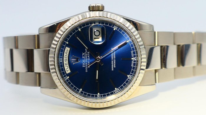 【美好時光】ROLEX勞力士 118239原裝藍面盒單全釋出!RSC驗證完成( 18239 128239參考)