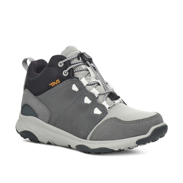 TEVA 童鞋 CANYONVIEW MID RP 黑灰 鞋釦 登山鞋 中大童 TV1140050CNLM