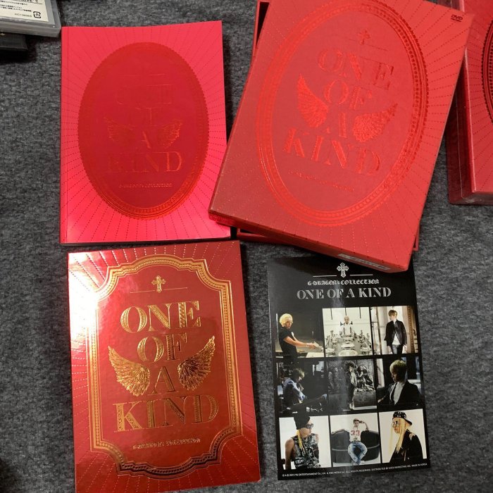 嚴選G-Dragon《One Of A Kind》日版紅色特別收藏版DVD，銅版珍藏推薦