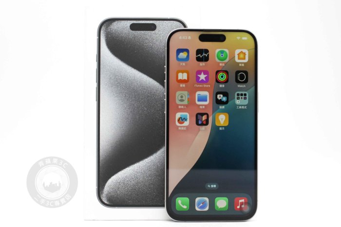 【高雄青蘋果3C】APPLE IPHONE 15 PRO 256G 256GB 6.1吋 白色鈦金屬 二手手機#98483