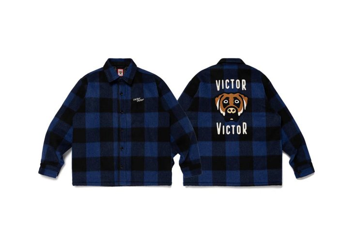Victor Victor Worldwide WOOL CHECK SHIRT 格紋襯衫。太陽選物社 