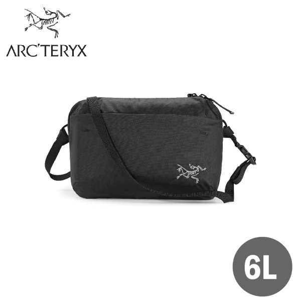ARC'TERYX 始祖鳥Heliad 6L 多功能斜背包《黑》】28414/肩背包/隨身包