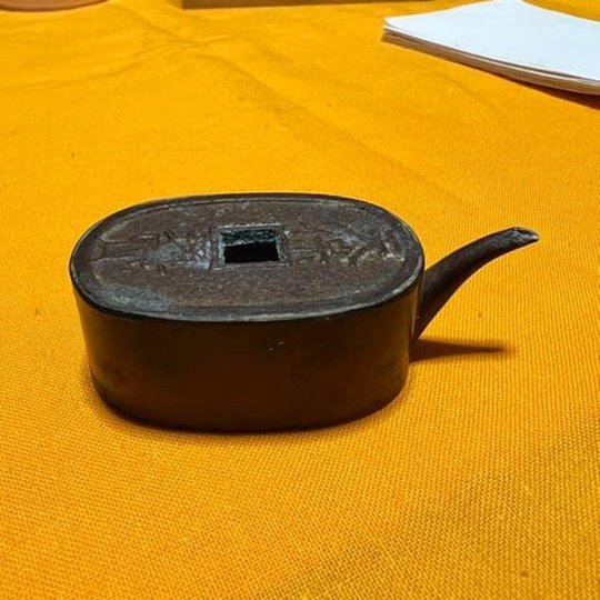 蓋特注？　古銅網籠形水滴 銅水滴古銅文房用具| Yahoo拍賣