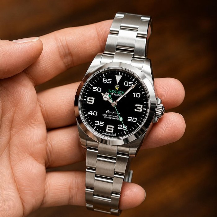 【個人藏錶】 ROLEX 勞力士 126900 空中霸王 綠色中央秒針 自動上鍊機械錶 40mm 116900