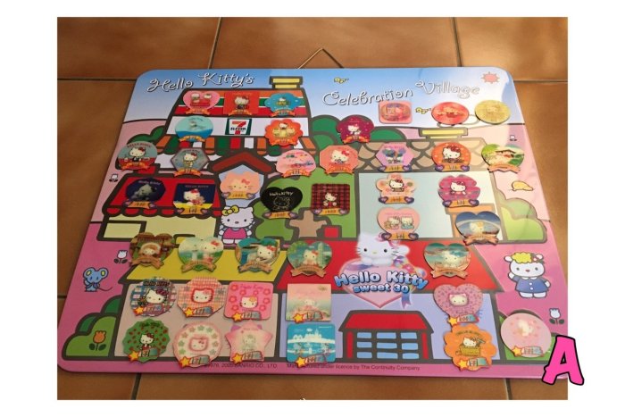 全套商品】7-11 HELLO KITTY 30週年慶3D磁鐵組| Yahoo拍賣