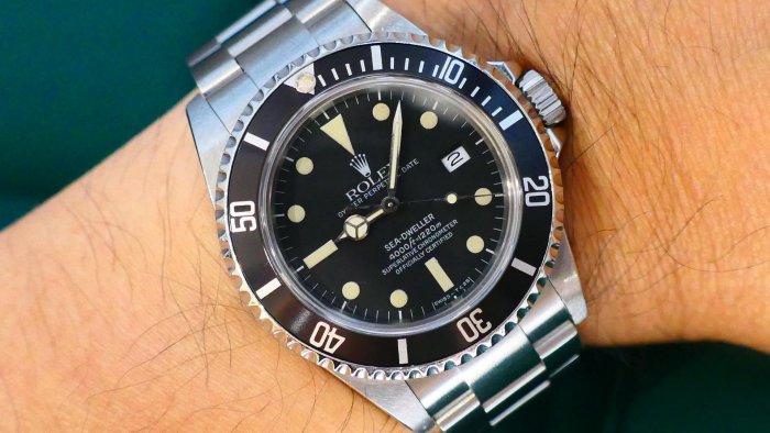 【美好時光】膏藥面黑水鬼1983年份ROLEX勞力士16800超完整大全套 ( 1680 5513 16800 1665 參考）