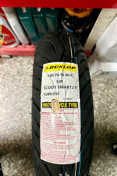 DRG 完工價【油品味】DUNLOP SCOOT SMART 2 F 120/70-13 登祿普 登錄普 聰明胎2代