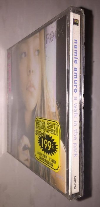 全新未拆封安室奈美惠Namie Amuro 1997 A Walk In The Park 台灣版單曲