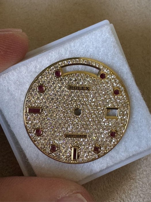 6/30Sold Rolex 18038 18238 18388 紅寶滿天星