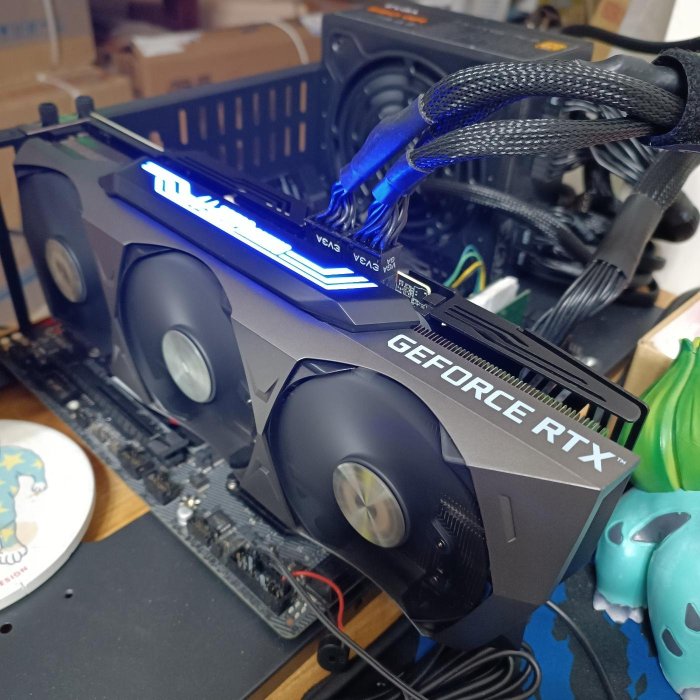 ZOTAC 索泰 GeForce RTX 3080 Ti Trinity OC GAMING顯示卡/2022年8月17購入/近全新效能測試拍片後無利用價值出售