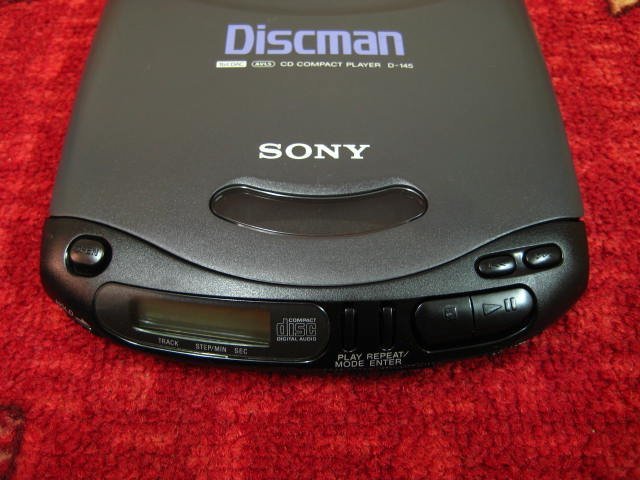 完美作品】SONY Discman D-145 日本製CD隨身聽，最高品質，現貨特價
