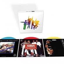 ABBA阿巴合唱團ABBA THE ALBUM：THE SINGLES 7吋LP彩膠唱片黑膠唱片(盒