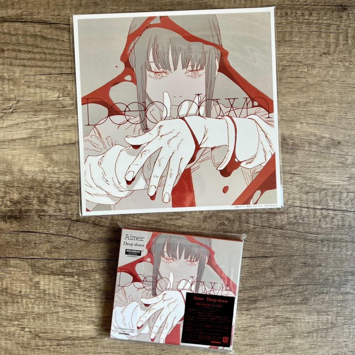 Aimer Deep down 初回動畫版封面限量盤日版CD+DVD TVアニメ