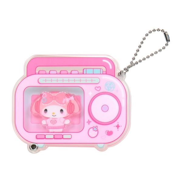asdfkitty*美樂蒂 收音機造型 壓克力相框吊飾 掛飾-正版