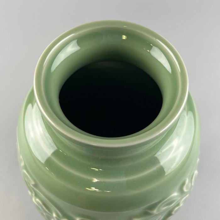 加藤溪山 天龍寺 青瓷 青釉 青磁 陶磁器 古美術 花瓶 壺 共箱 加藤溪山天龍寺青瓷青釉青磁陶磁器古美術花瓶壺共箱| Yahoo拍賣