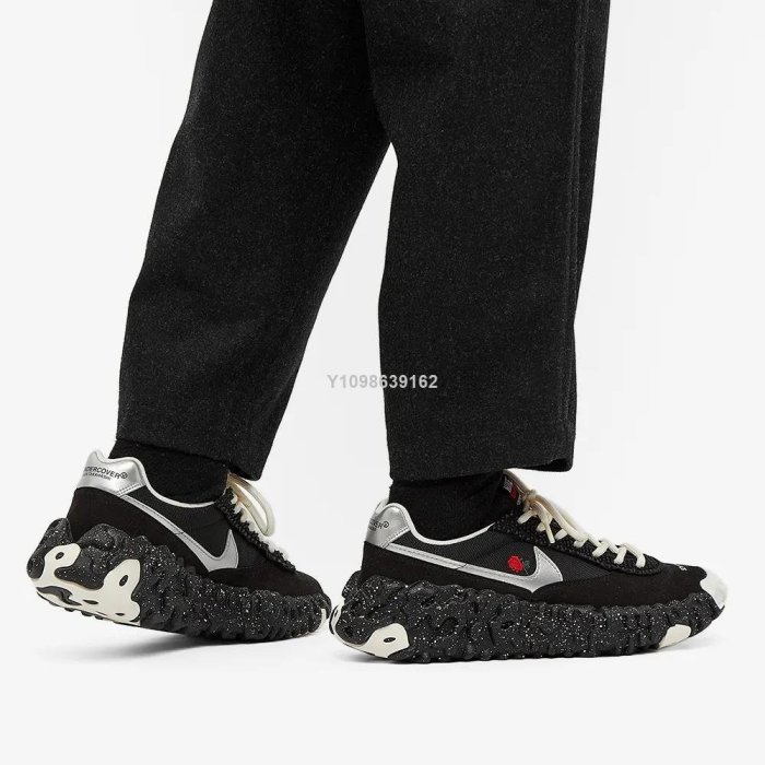 nike overbreak sp undercover black on feet