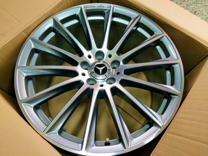 20吋BENZ最新 S W223 AMG 原廠前後配5x112-全新新車鋁圈-W222 W221 W213 CLS CL