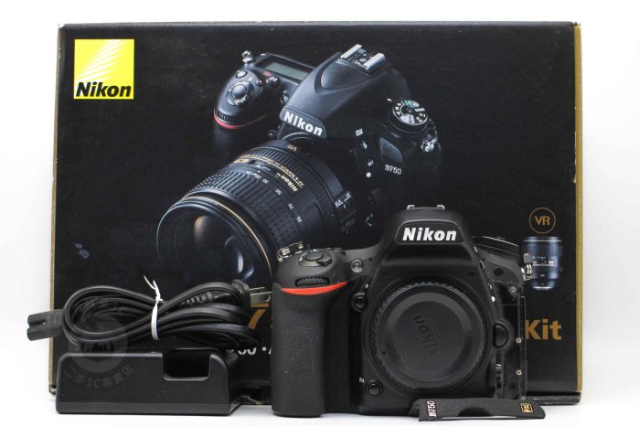 【高雄青蘋果3C】NIKON D750 單機身 2430萬 WIFI 全幅機 快門數約:894XX張 二手相機#96787