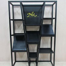 新竹二手家具◎百豐悅2手家具-二手 書櫃 120公分黑色展示書架 4尺書架 店面展示架 台中二手傢俱 清水2手傢俱