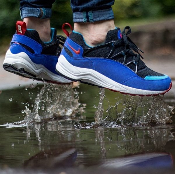 15年 NIKE 306127-480 AIR HUARACHE LIGHT エアハラチ ライト 青/黒 US9 27㎝ // DS NIKE 2015 AIR HUARACHE LIGHT OG RETRO 306127 480 ULTRAMARINE 12