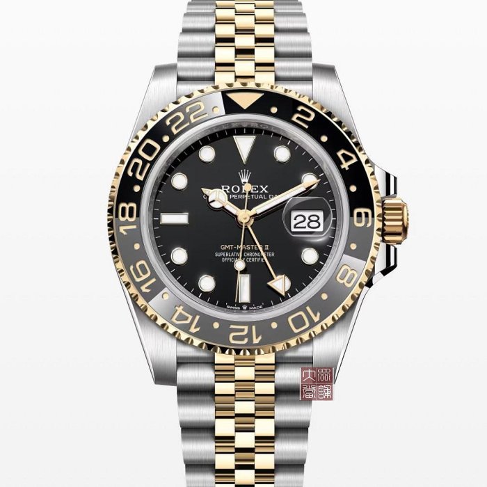 【大眾名錶】ROLEX 勞力士 126713GRNR 格林威治 2023/12 新款 半金皮蛋圈 五珠帶 大眾當舖L1230
