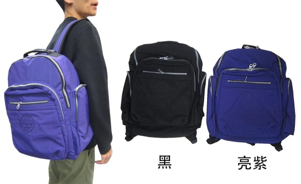 ~雪黛屋~YESON 後背包大容量主袋+外袋共五層MIT可A4資夾電腦高單數防水超輕防水尼龍布Y7006