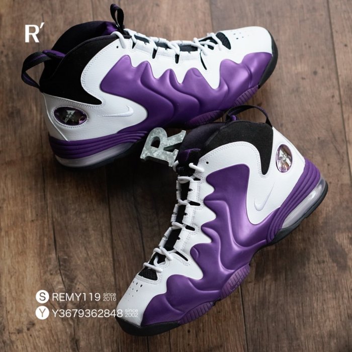 Basketball Shoes Nike Penny Eggplant Nike Little Posite One