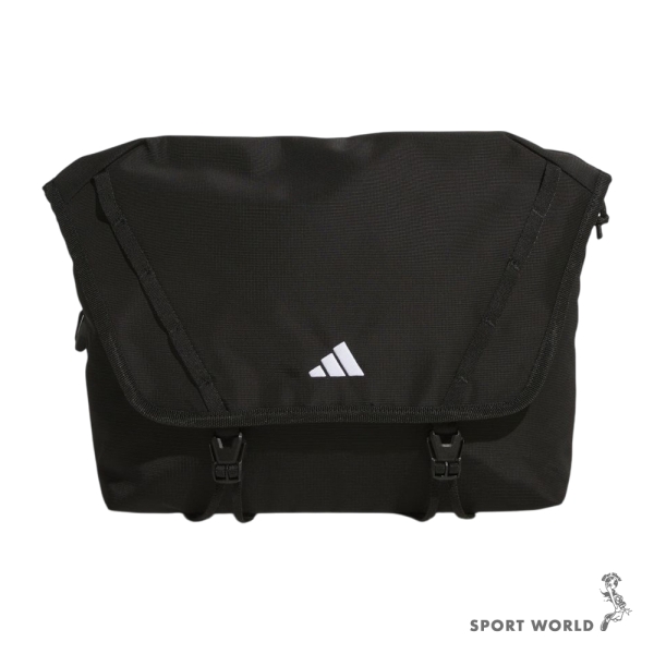 Adidas 肩背包 斜背包 防撕裂 黑【運動世界】KR2588