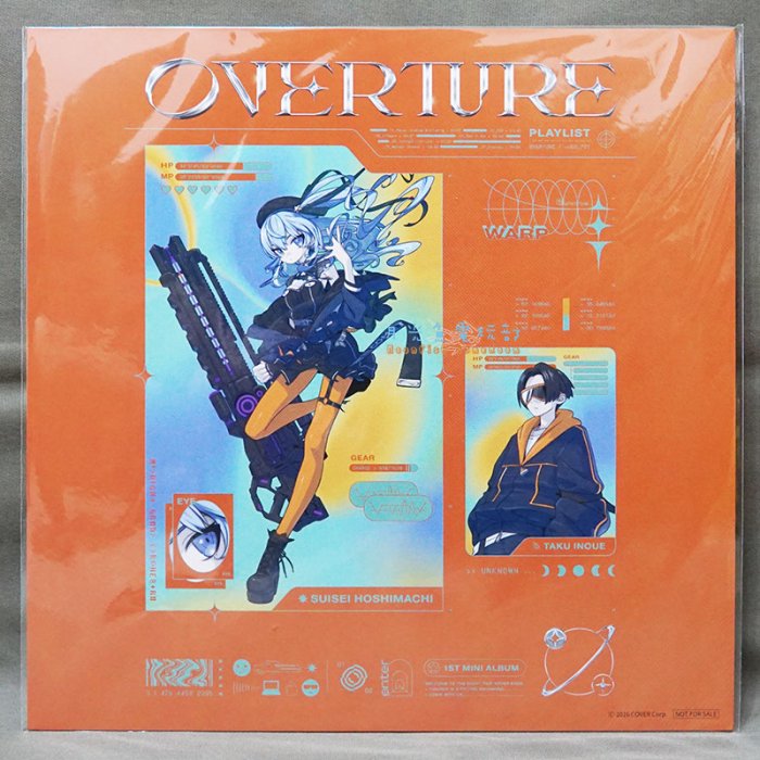 月光魚】現貨amazon 早期特典CD 星街彗星星街慧星Overture 完全生產