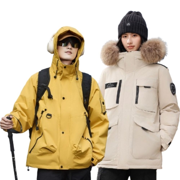 [極雪行者]外貿品SW-518防水風雪12000mm石墨烯熱反升溫人造羽絨棉/蓬度600防寒戶外男女衝鋒衣