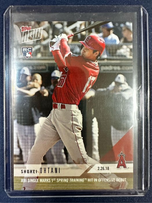 2018 Topps Now 136 日本語版 大谷翔平 RC PSA 10 2018 Topps Now 136