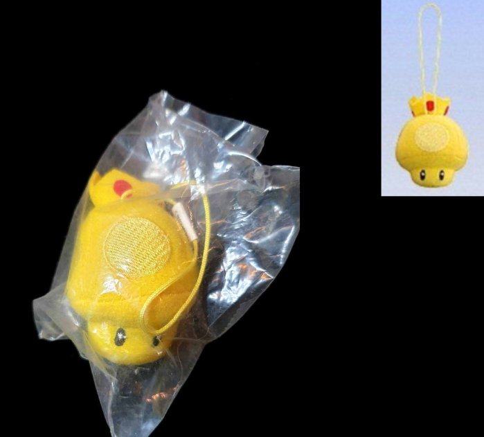 A-228 櫃 ： 力量衝刺香菇 瑪莉歐賽車 MARIO KART 絨毛娃娃吊飾 扭蛋 2008 富貴玩具店