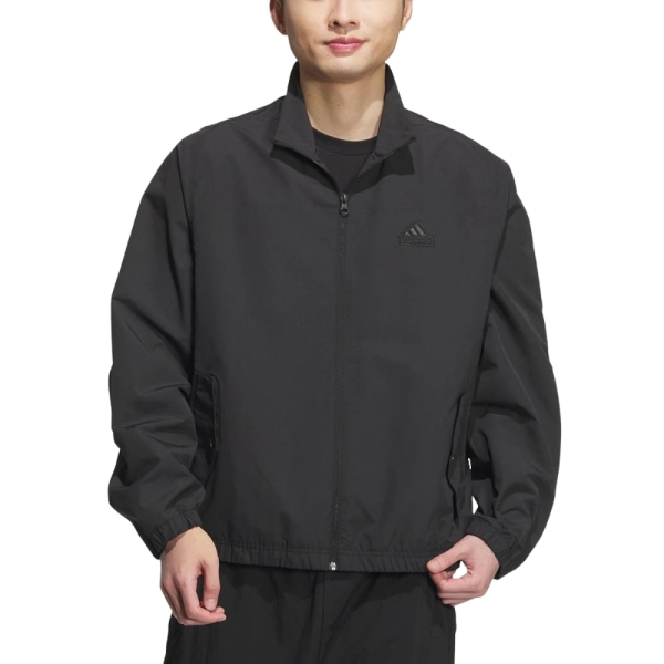 adidas ST WVJKT 黑色立領拉鍊夾克男防風運動JI6657 | adidas | Yahoo